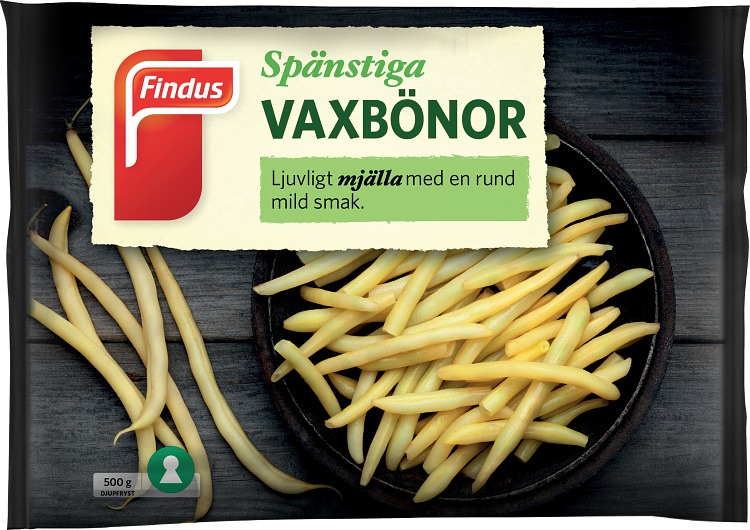 förpackningsomslag spänstiga vaxbönor