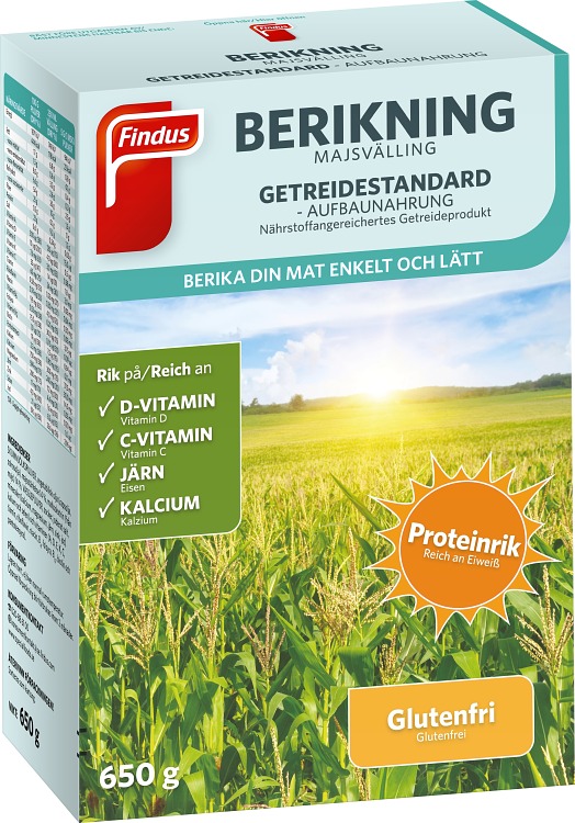 Berikning Findus förpackning