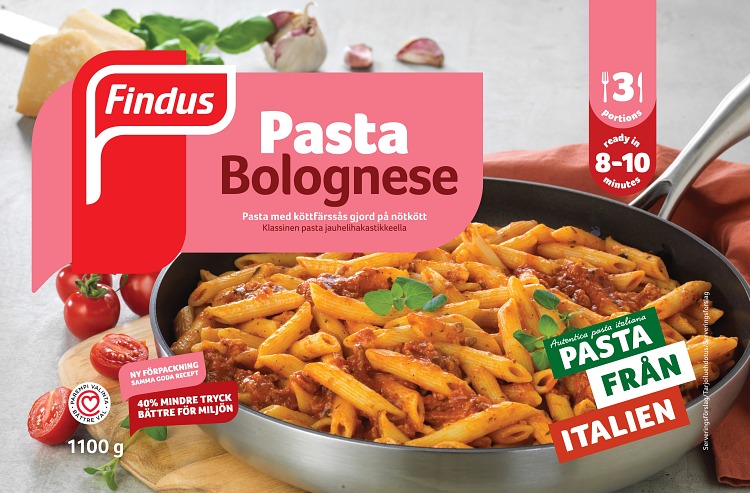 Förpackning Pasta Bolognese