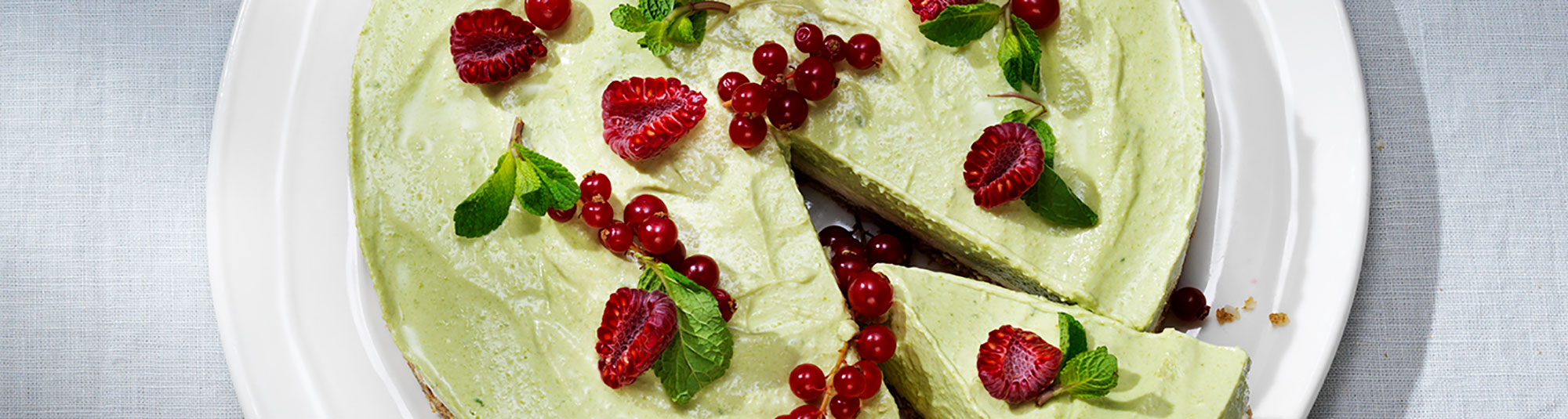 Ärt-cheesecake med dadlar & rostad kokos