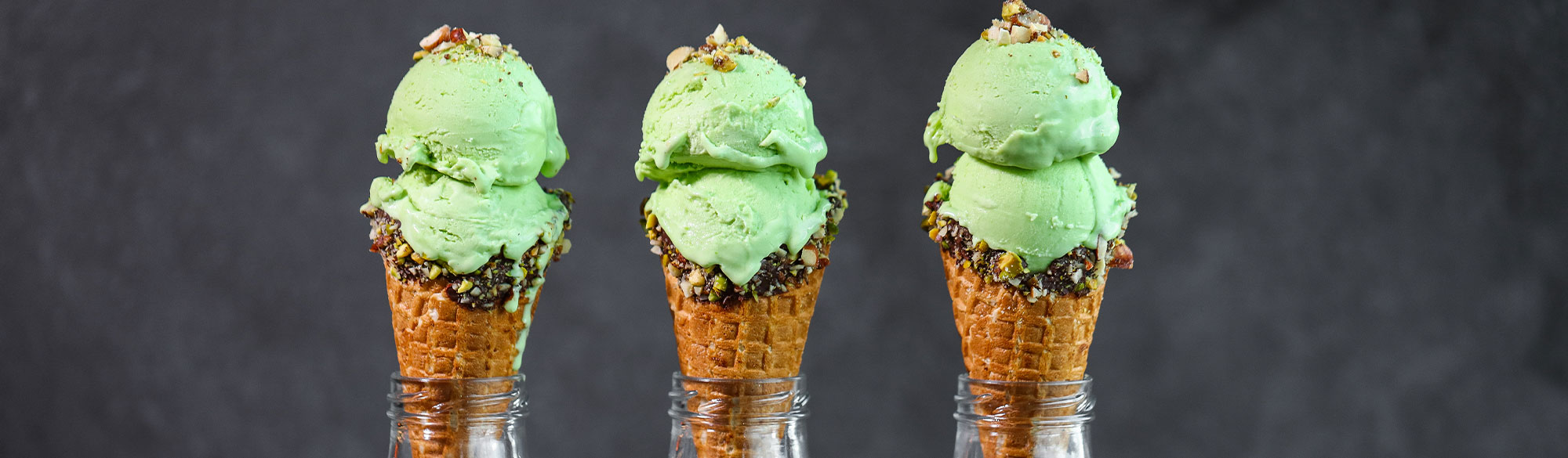 Glass på svenska ärter